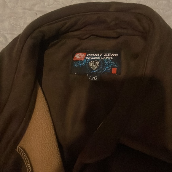 suede point zero brown jacket - Picture 2 of 3